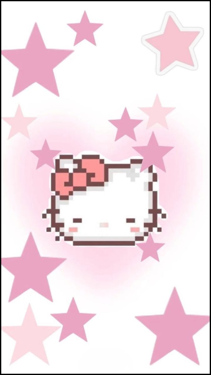 Hình nền Hello Kitty cho iPhone hài hòa ánh sáng