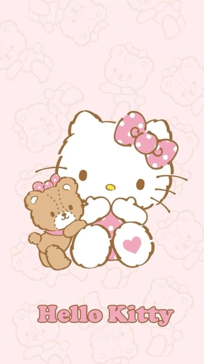 Hình nền Hello Kitty cho iPhone cuốn hút