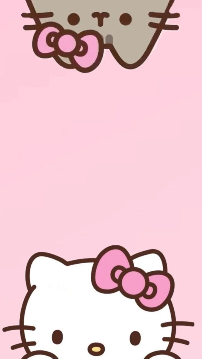 Hình nền Hello Kitty cho iPhone hài hòa
