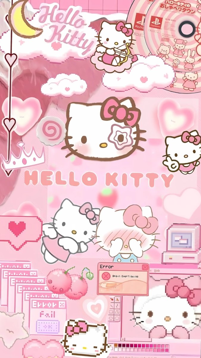 Hình nền Hello Kitty cho iPhone đáng yêu