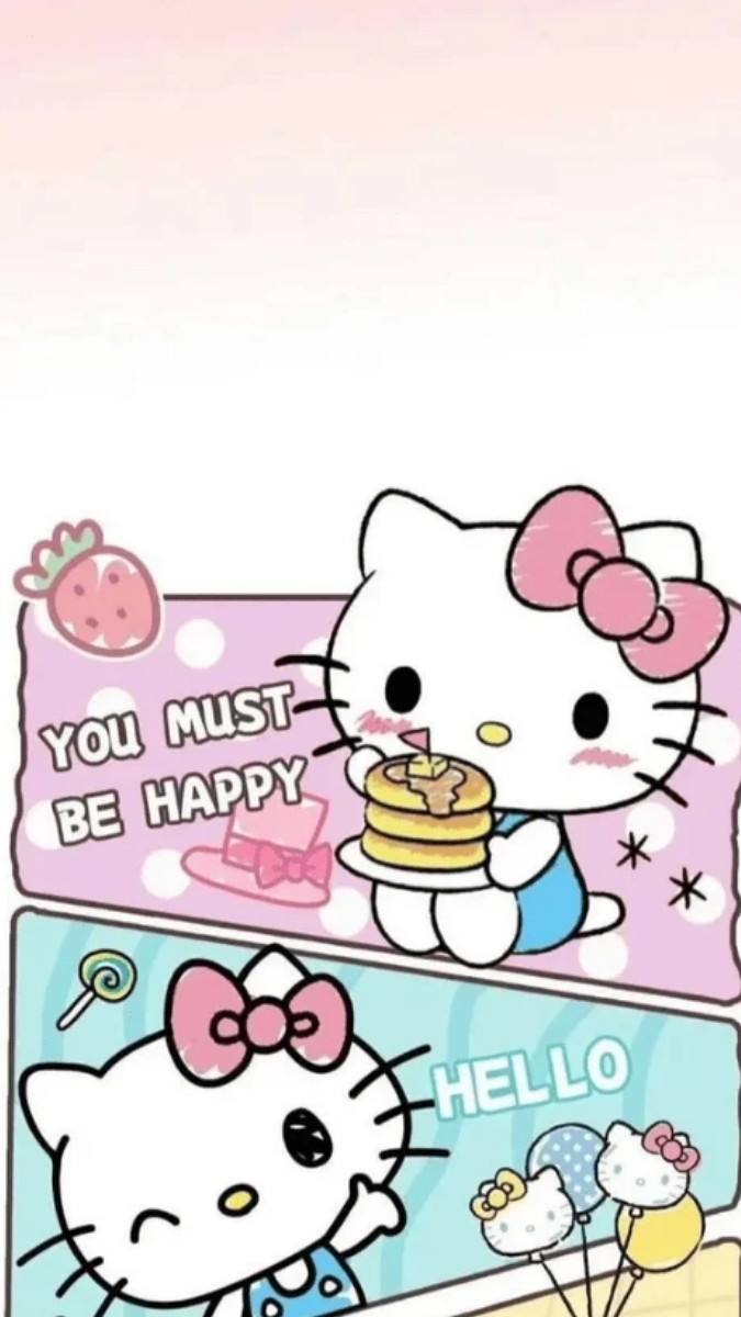 Hình nền Hello Kitty cho iPhone ngọt ngào