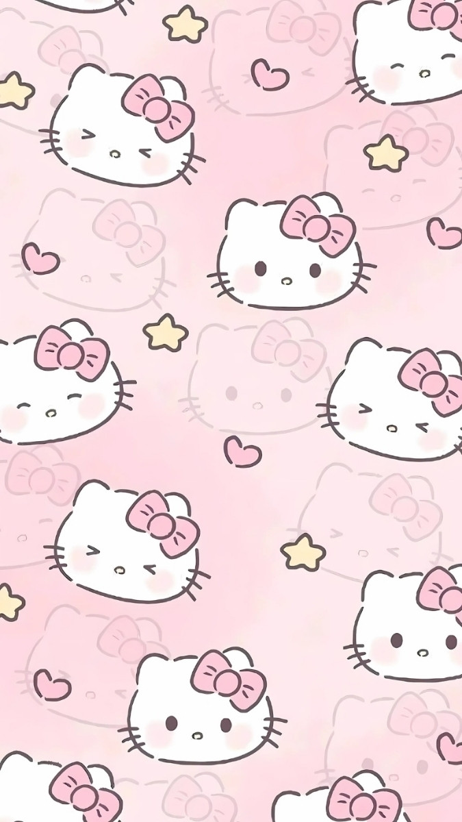 Hình nền Hello Kitty cho iPhone thú vị