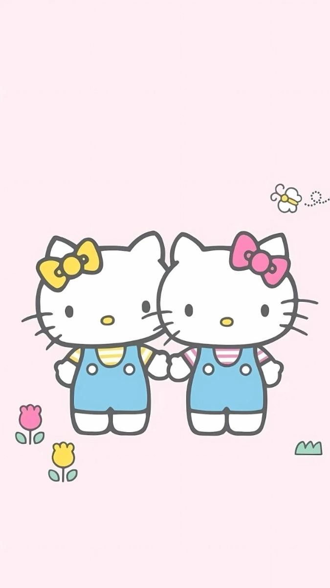 Hình nền Hello Kitty cho iPhone lung linh