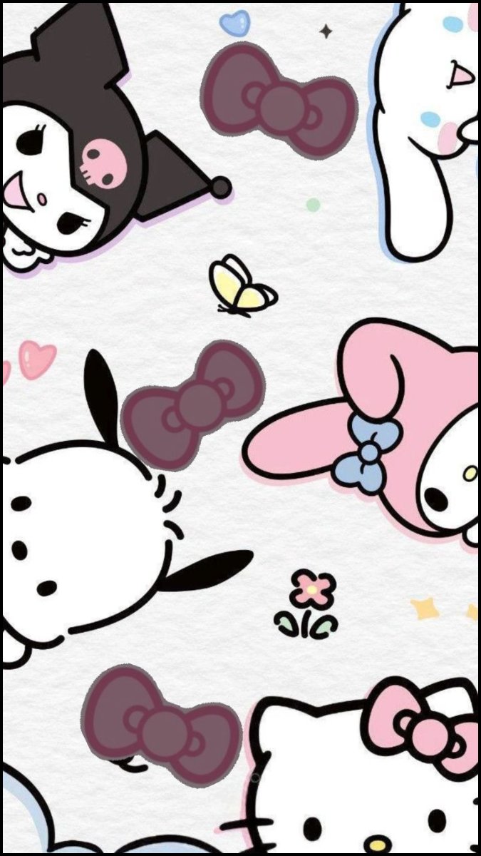 Hình nền Hello Kitty cho iPhone sáng sủa