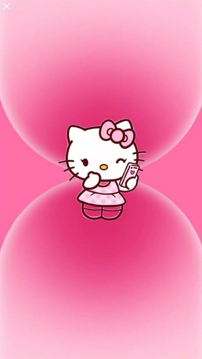 Hình nền Hello Kitty cho iPhone tinh tế