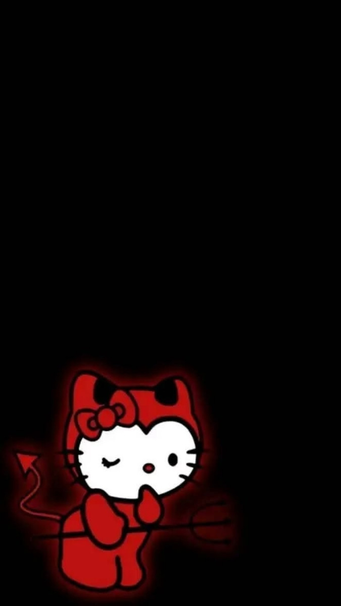 Hình nền Hello Kitty cho iPhone sáng rõ