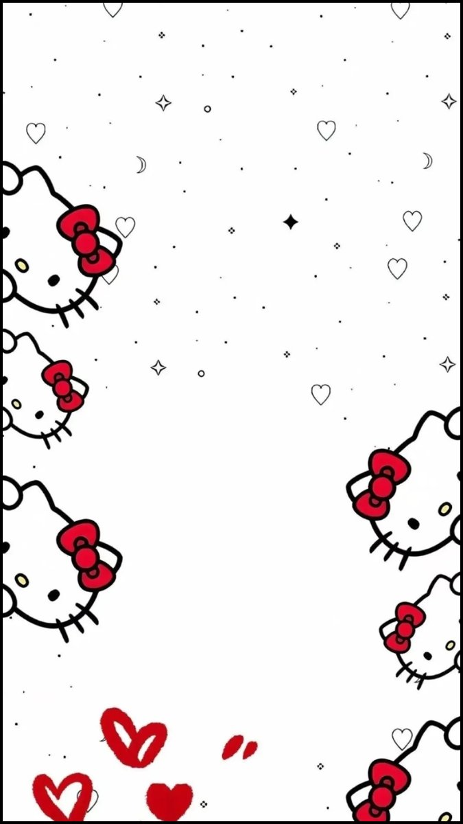 Hình nền Hello Kitty cho iPhone thanh tao