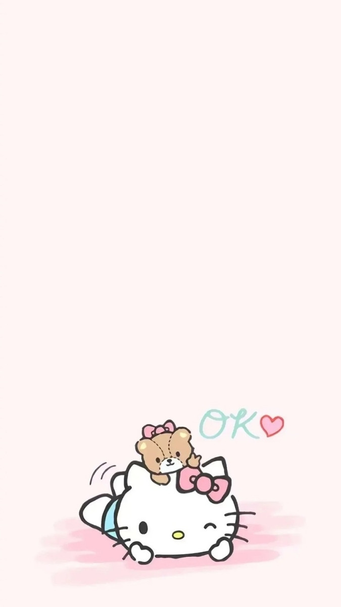 Hình nền Hello Kitty cho iPhone trọn vẹn