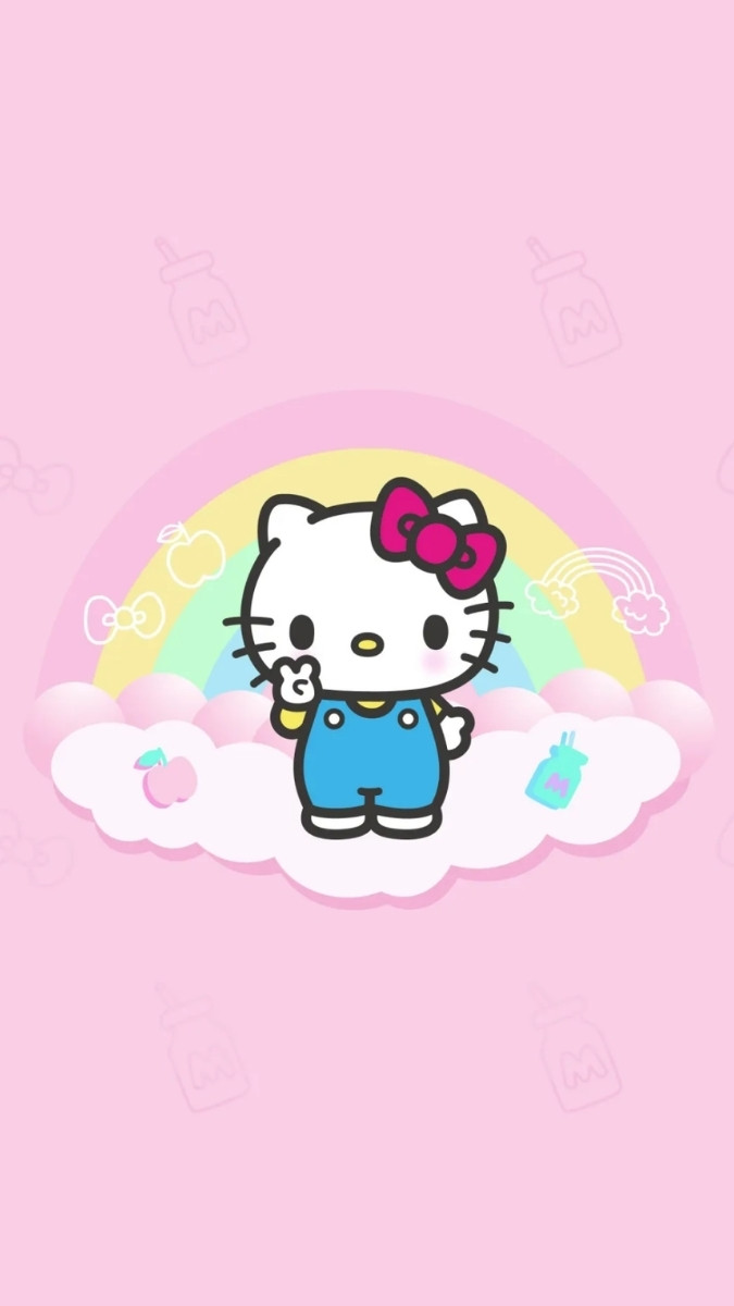 Hình nền Hello Kitty cho iPhone gợi cảm hứng