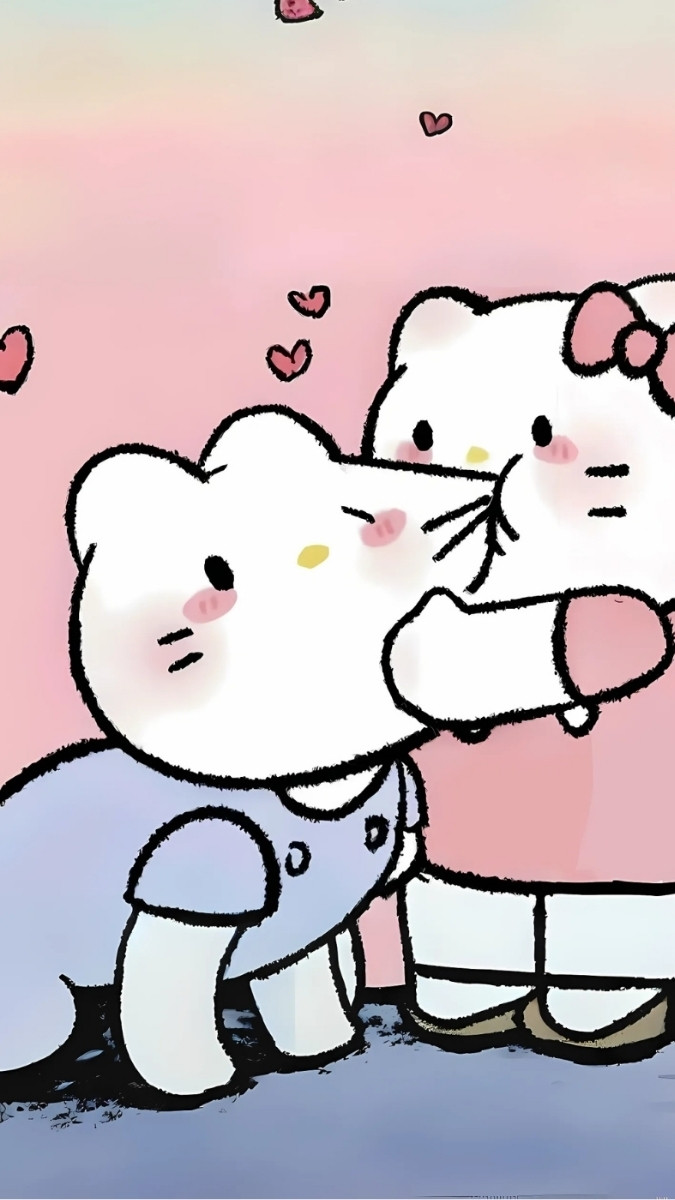 Hình nền Hello Kitty cho iPhone ưa nhìn