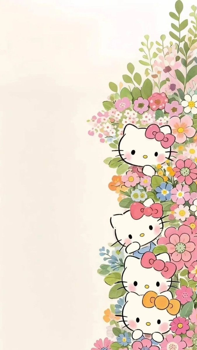 Hình nền Hello Kitty cho iPhone tươi xinh