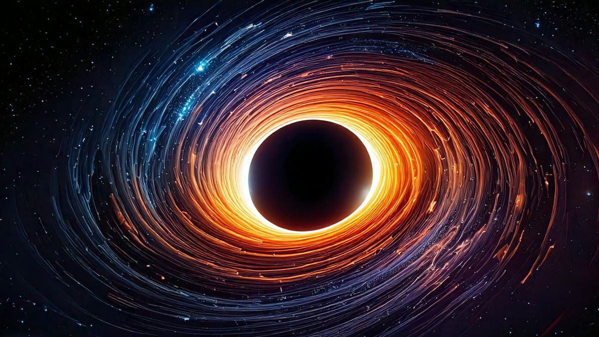 Hình nền hố đen vũ trụ choáng ngợp
