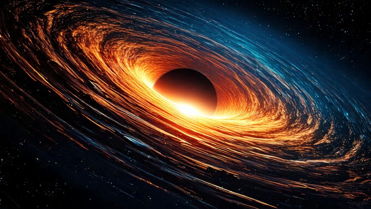 Hình nền hố đen vũ trụ vô tận