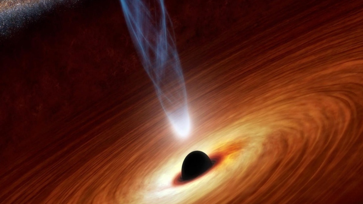 Hình nền hố đen vũ trụ đậm chiều sâu