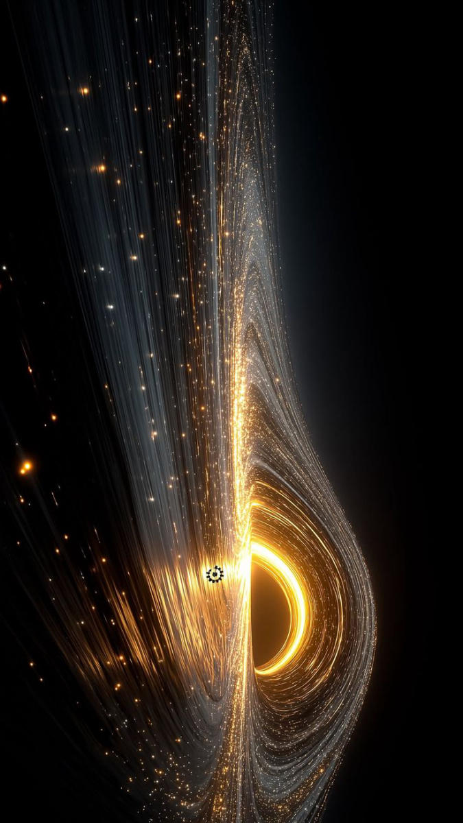 Hình nền hố đen vũ trụ độc đáo