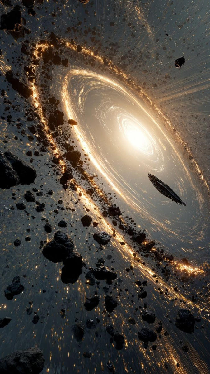 Hình nền hố đen vũ trụ rợn ngợp