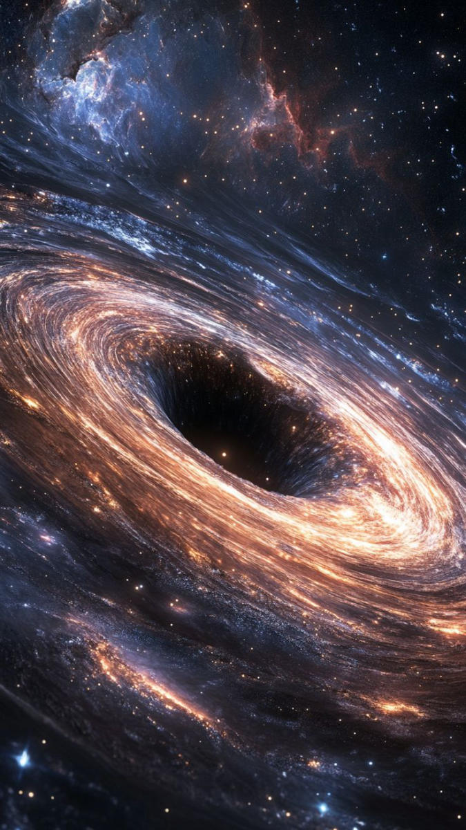 Hình nền hố đen vũ trụ vô biên