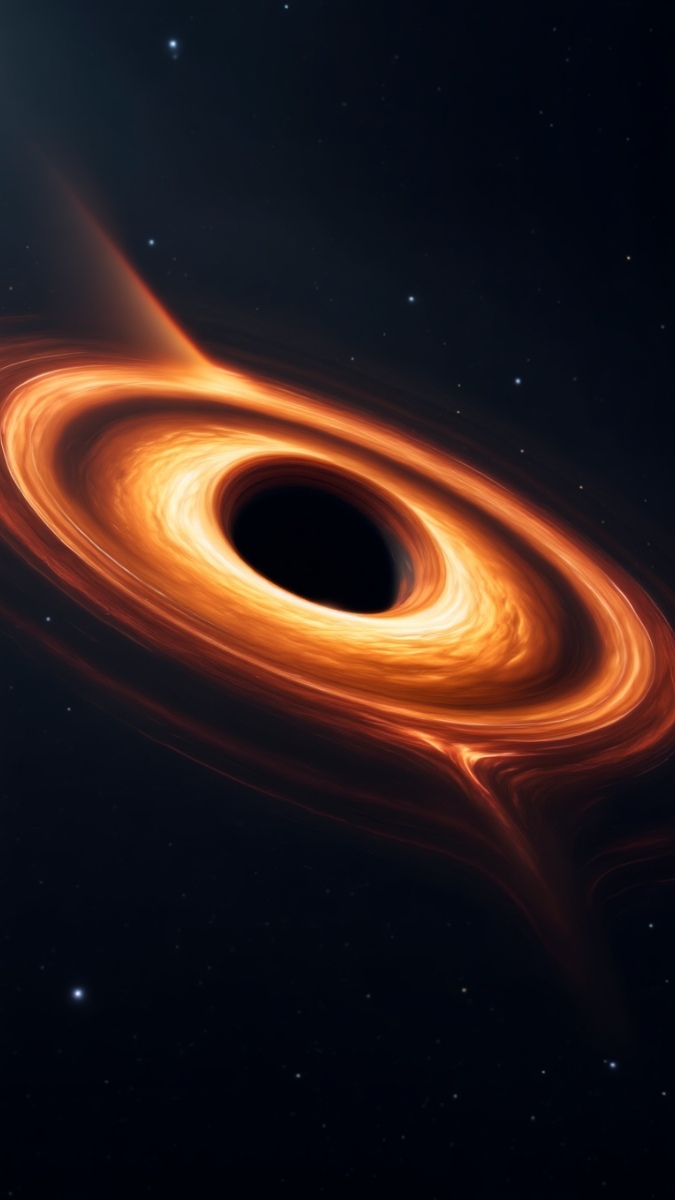 Hình nền hố đen vũ trụ huy hoàng