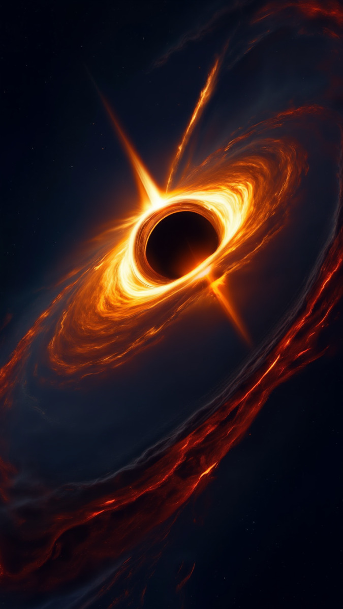 Hình nền hố đen vũ trụ nổi bật
