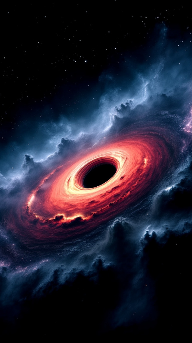 Hình nền hố đen vũ trụ đậm chất nghệ thuật