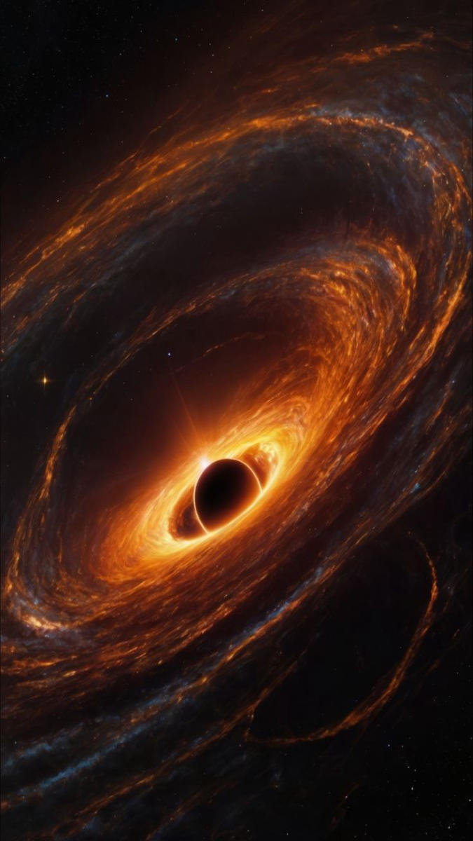 Hình nền hố đen vũ trụ ngoạn mục