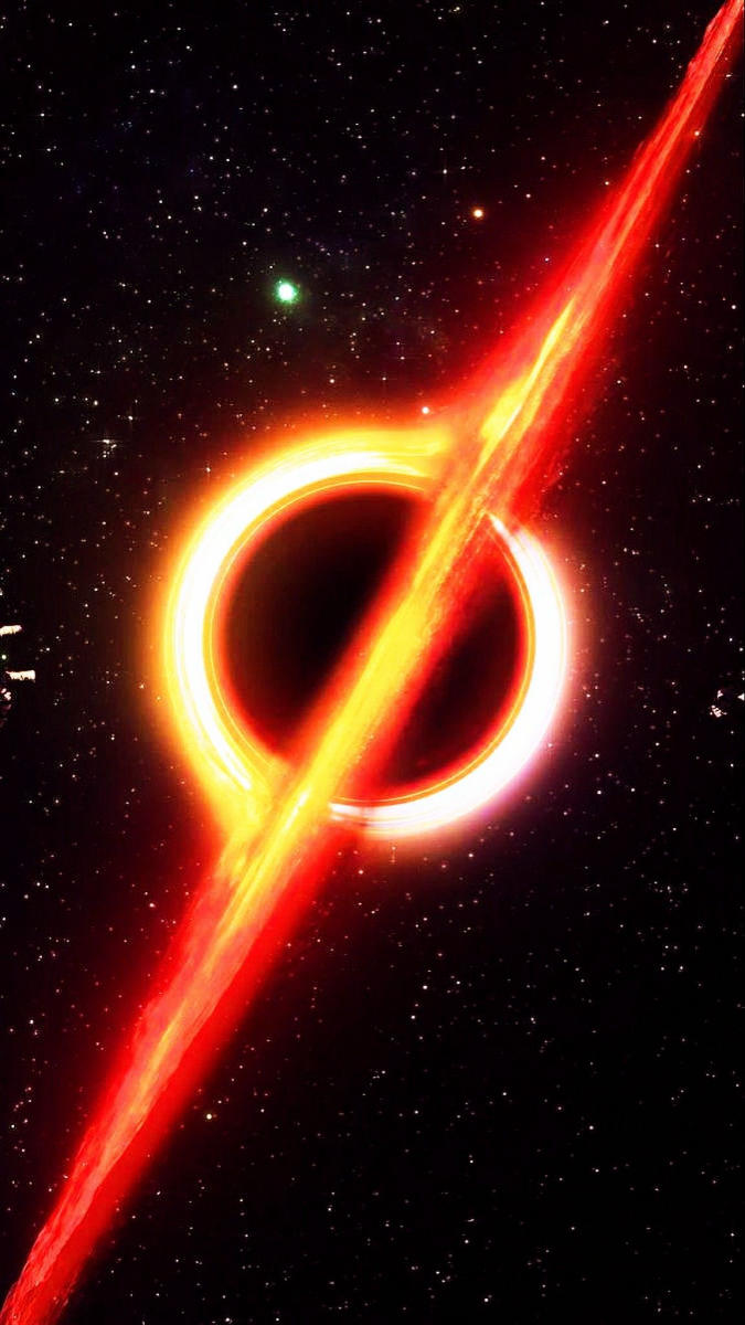 Hình nền hố đen vũ trụ bùng nổ ánh sáng