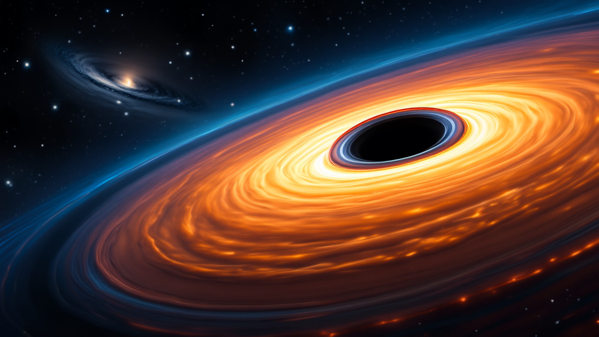 Hình nền hố đen vũ trụ đậm chất điện ảnh