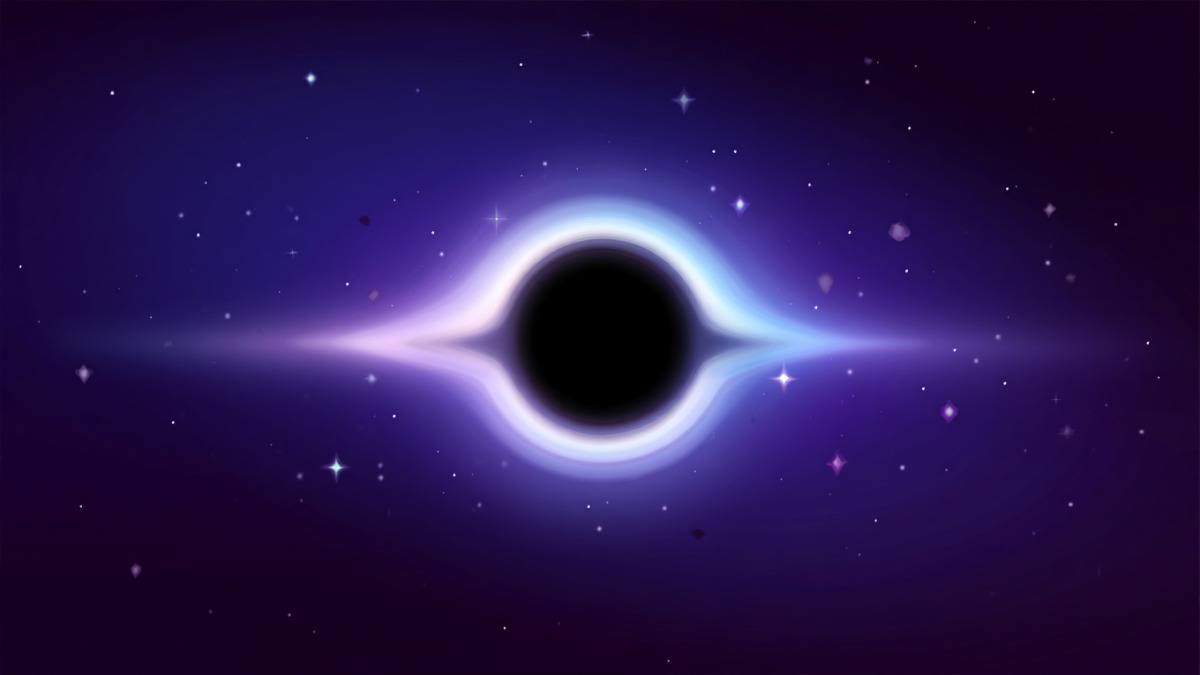 Hình nền hố đen vũ trụ choáng ngợp thị giác