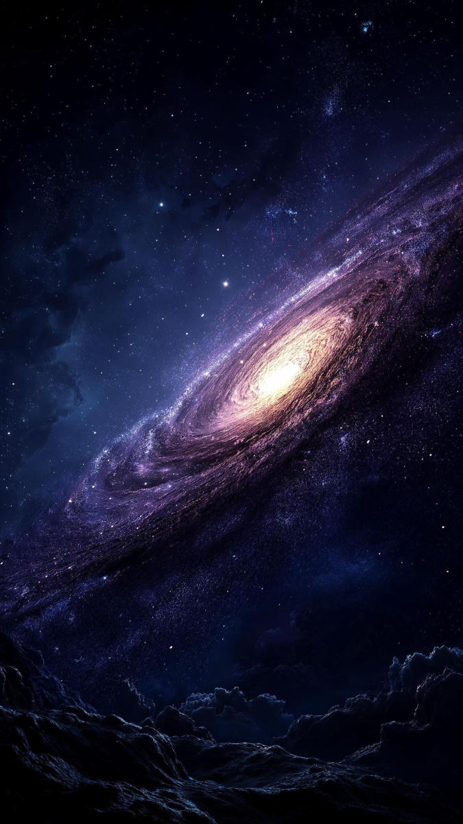 Hình nền hố đen vũ trụ sâu thẳm