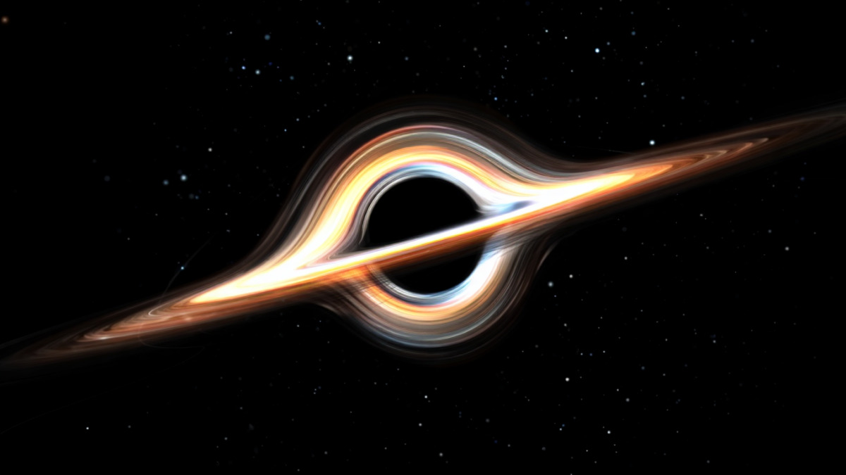 Hình nền hố đen vũ trụ đậm hơi thở khoa học