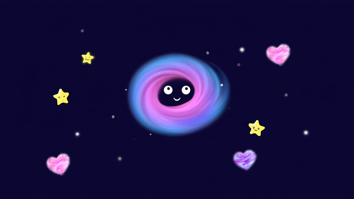 Hình nền hố đen vũ trụ đầy kỳ quan