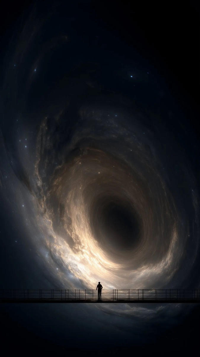 Hình nền hố đen vũ trụ siêu hùng tráng