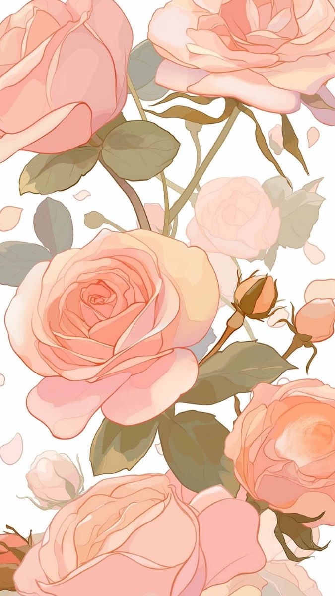 Hình nền hoa siêu nét