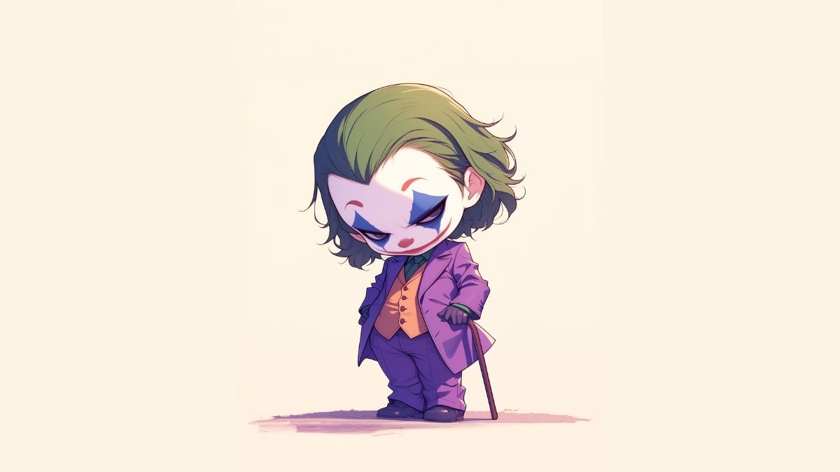 Hình nền Joker ngầu ấn tượng đáng yêu