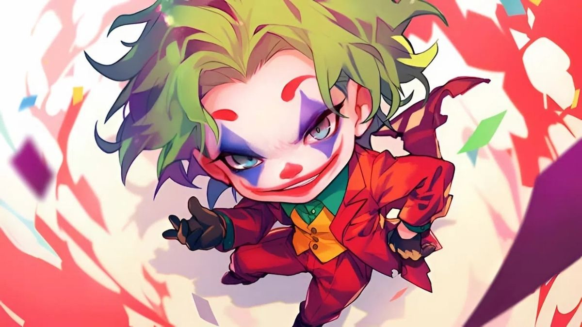 Hình nền Joker ngầu đầy màu sắc