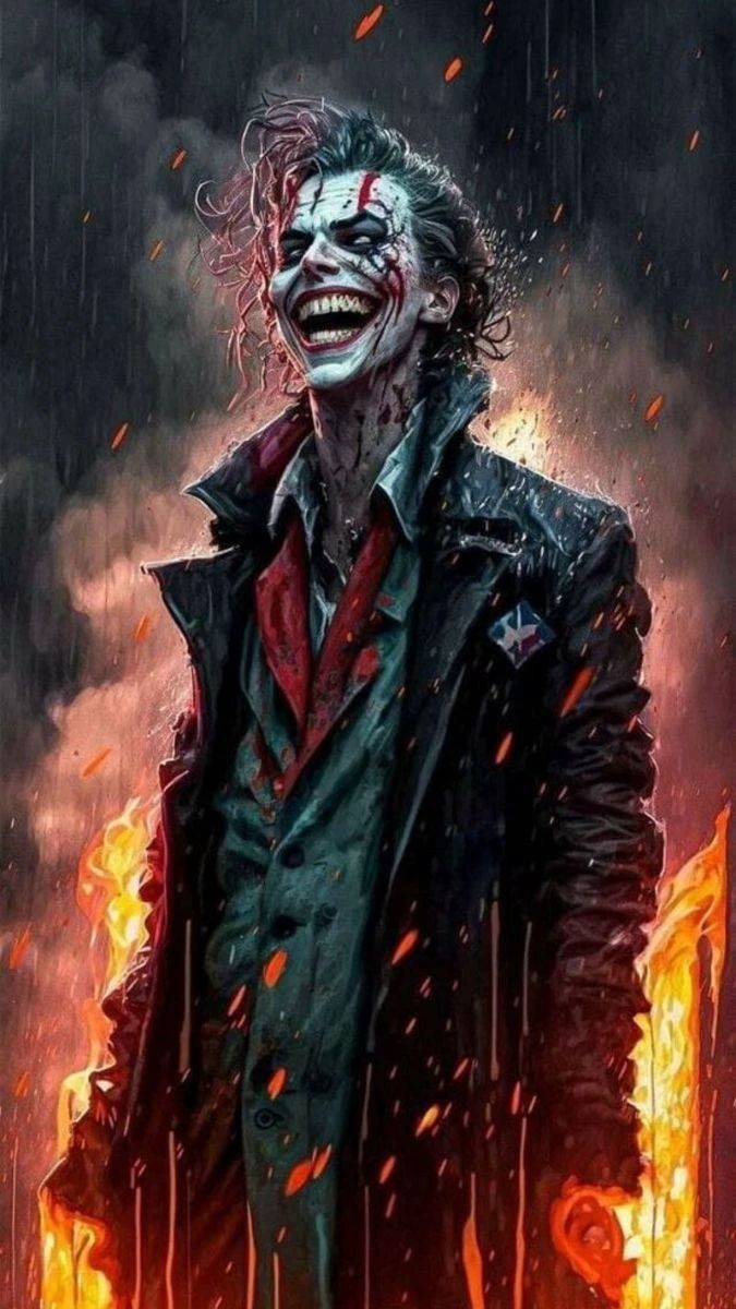 Hình nền Joker ngầu đậm màu