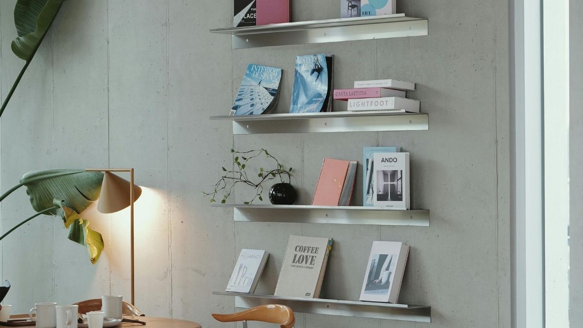 Hình nền kệ sách mềm mại