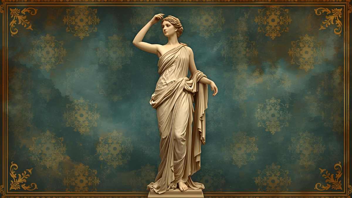 Hình nền nữ thần Aphrodite đậm màu