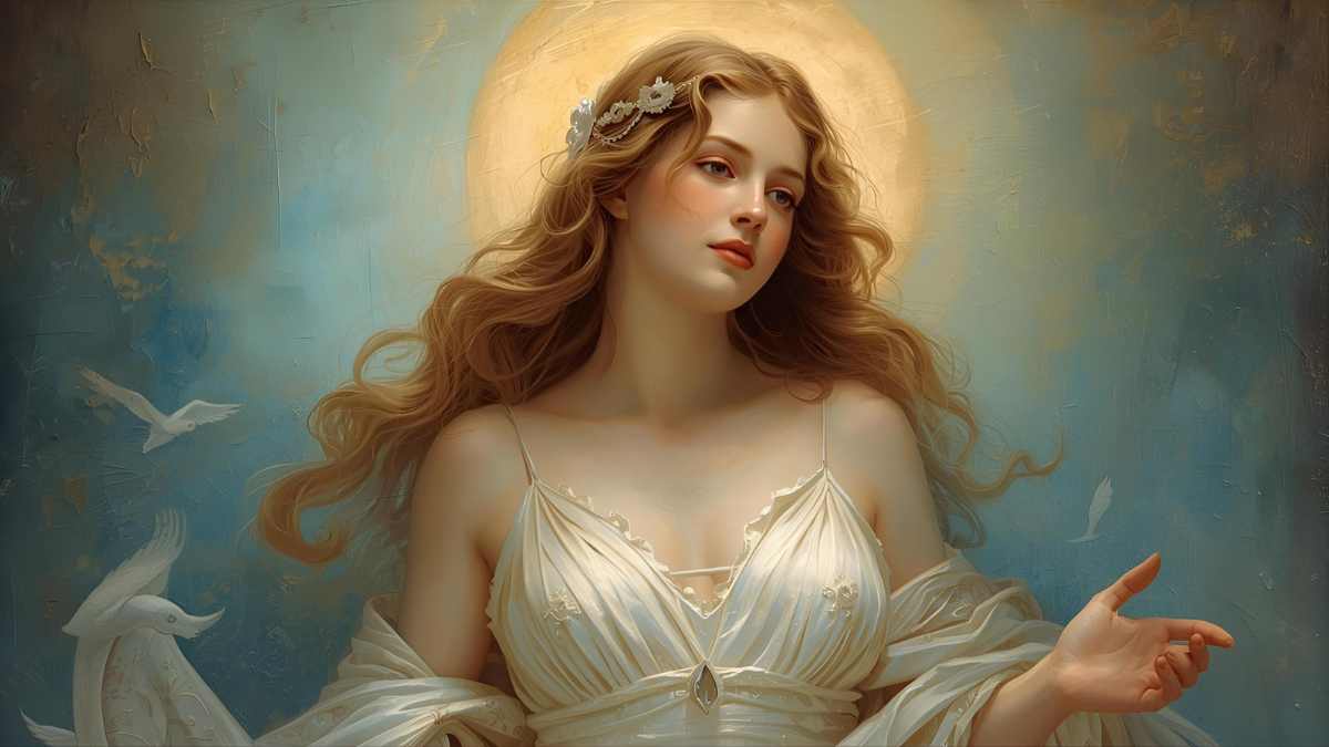 Hình nền nữ thần Aphrodite đầy thấn thái