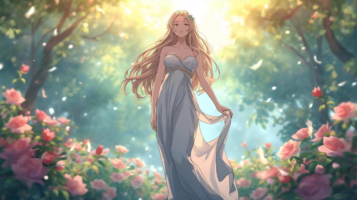 Hình nền nữ thần Aphrodite thanh thoát