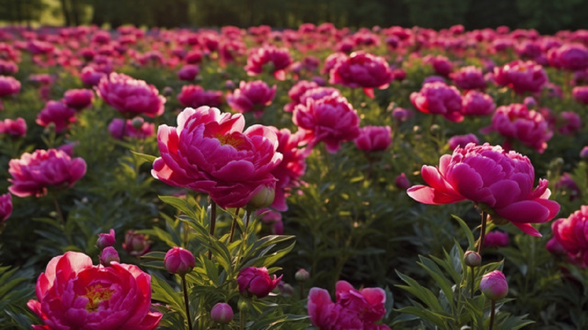 Hình nền vườn hoa huyền diệu