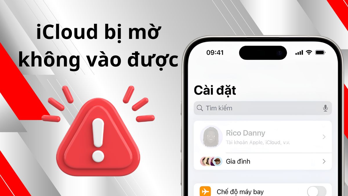 iCloud bị mờ không vào được: Nguyên nhân và cách khắc phục