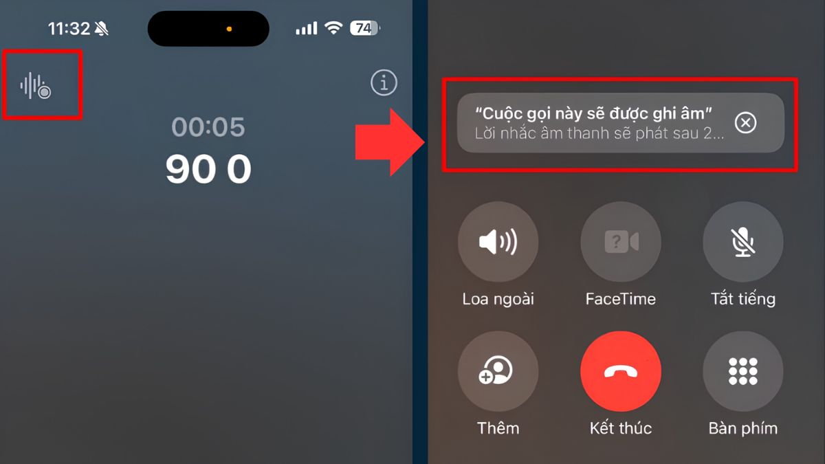 Cách ghi âm cuộc gọi trên iPhone 15 Pro Max đơn giản - bước 1