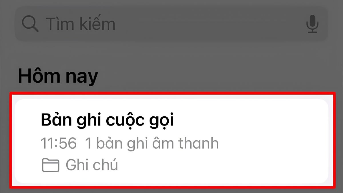 Cách ghi âm cuộc gọi trên iPhone 15 Pro Max đơn giản - bước 4