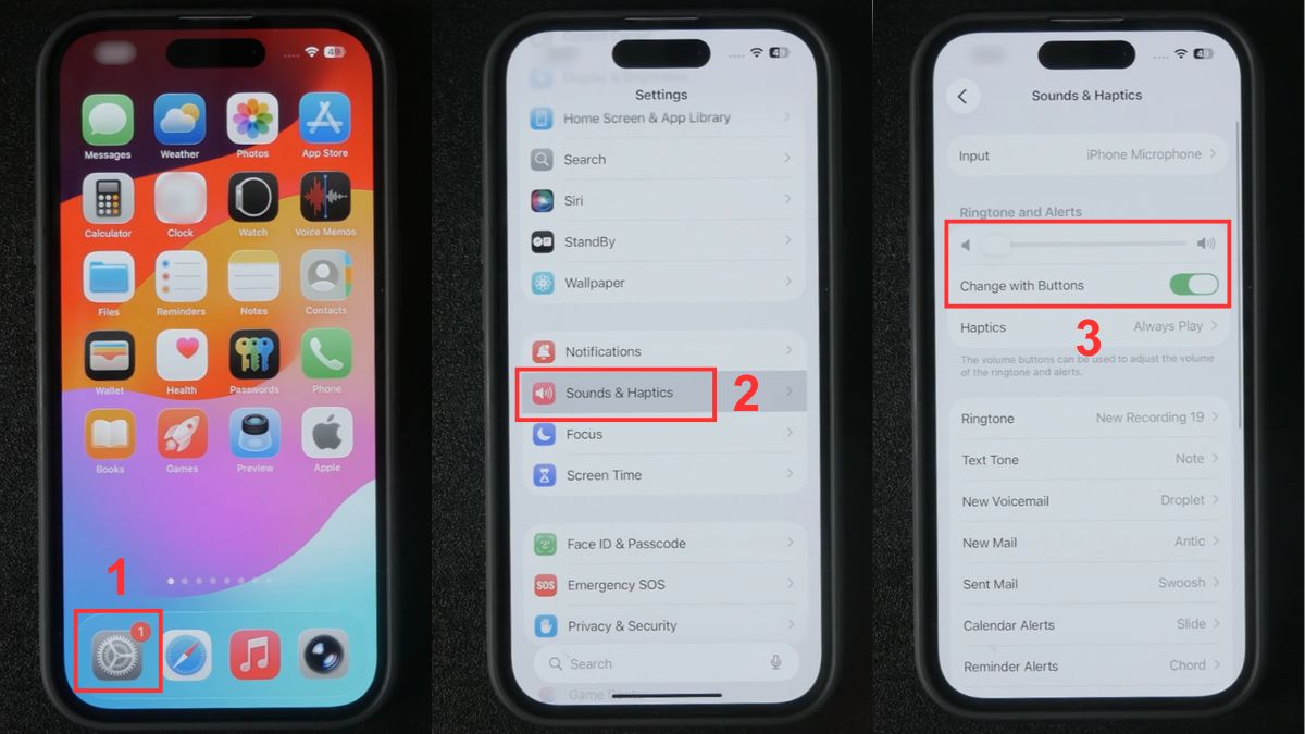 Kiểm tra cài đặt âm thanh khi iPhone không nhận tai nghe có dây