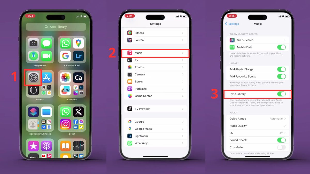 Cách bật iCloud Music Library trên iPhone, iPad