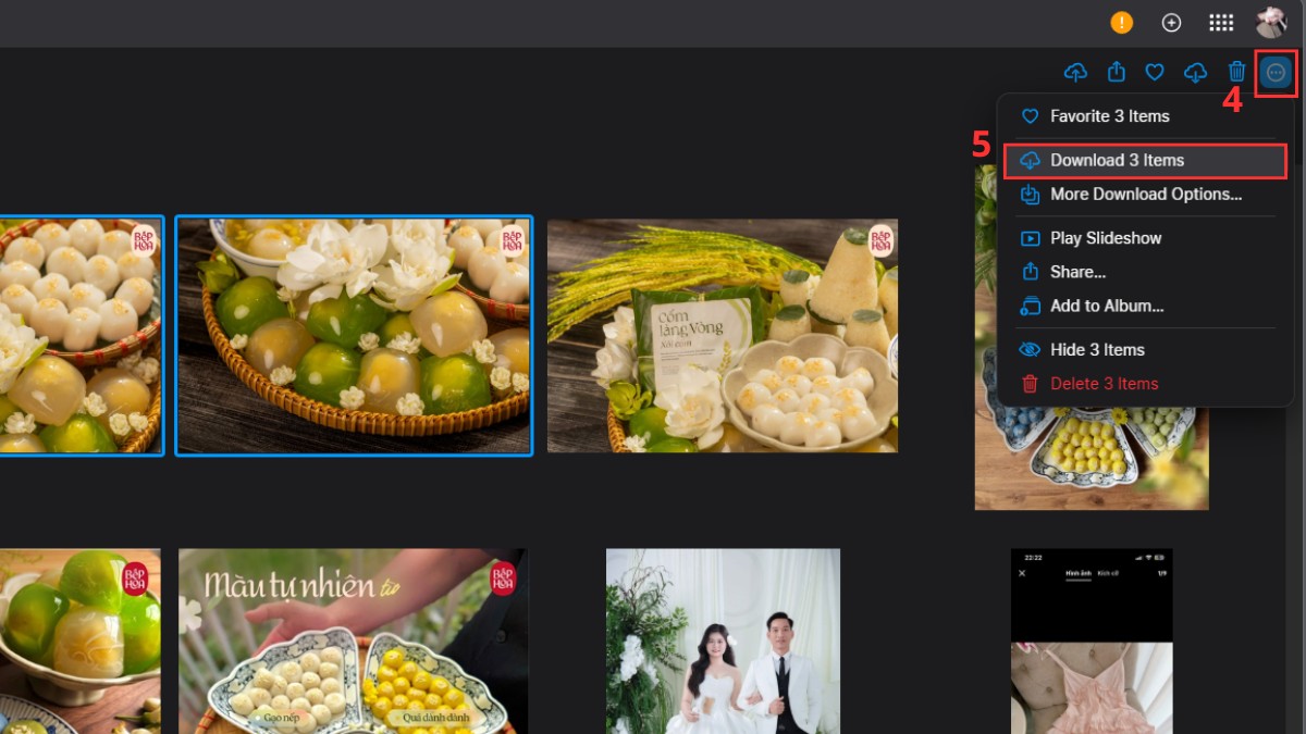 Cách tải ảnh từ iCloud Photos về máy - bước 3