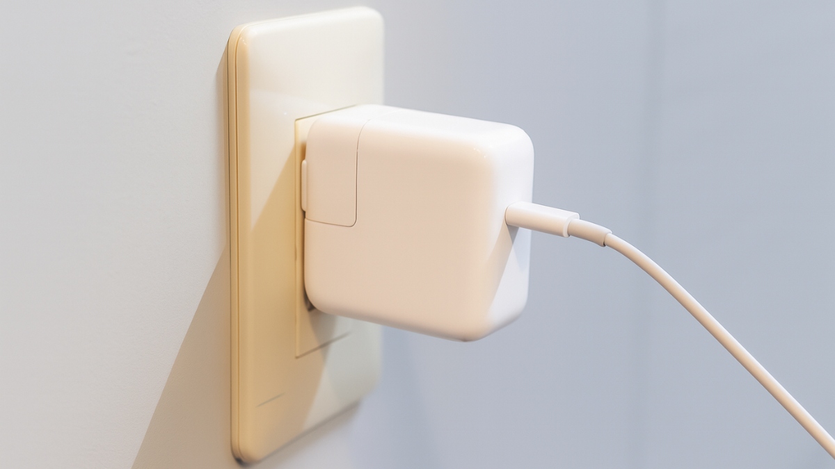 Kiểm tra nguồn điện cắm khi iPad báo đang không vào sạc