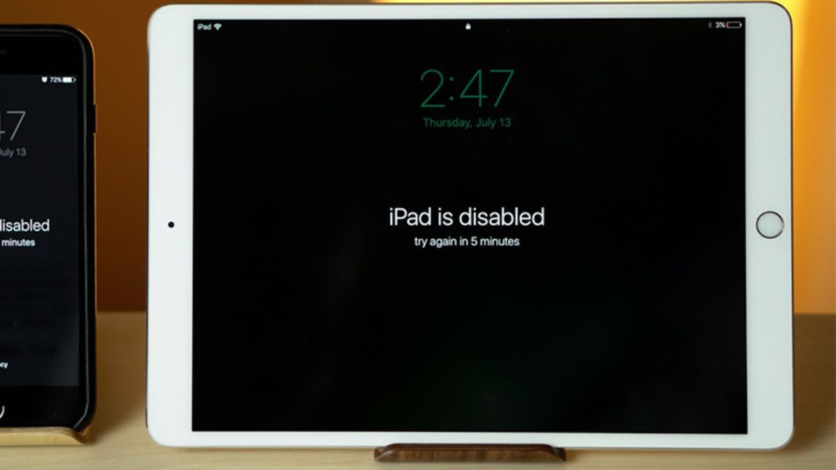 Các nguyên nhân khiến iPad bị vô hiệu hóa