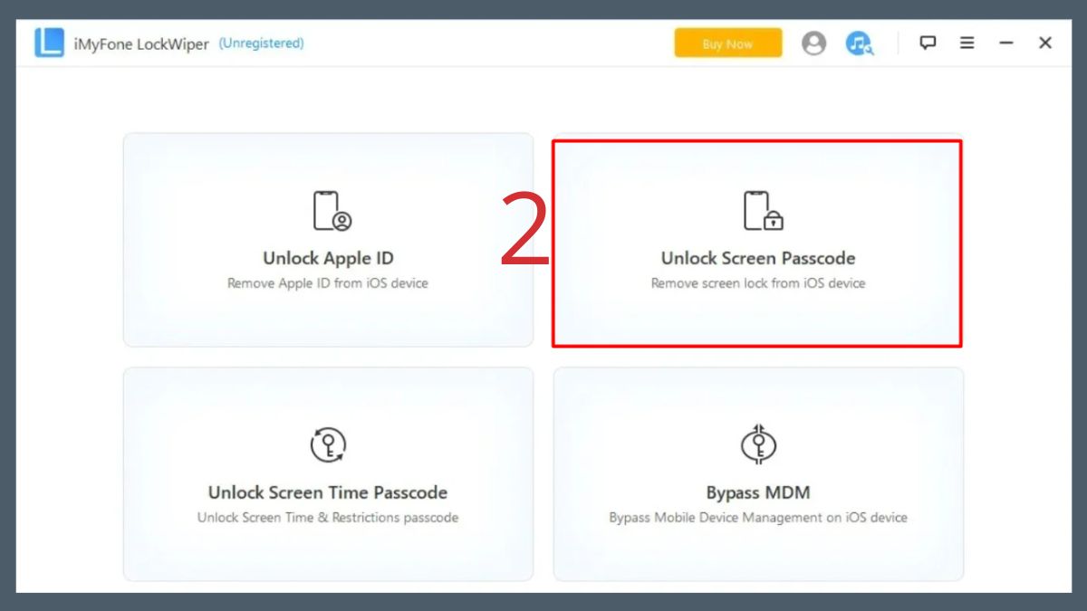 Khắc phục iPad bị vô hiệu hóa bằng cách sử dụng phần mềm bên thứ 3 - bước 2